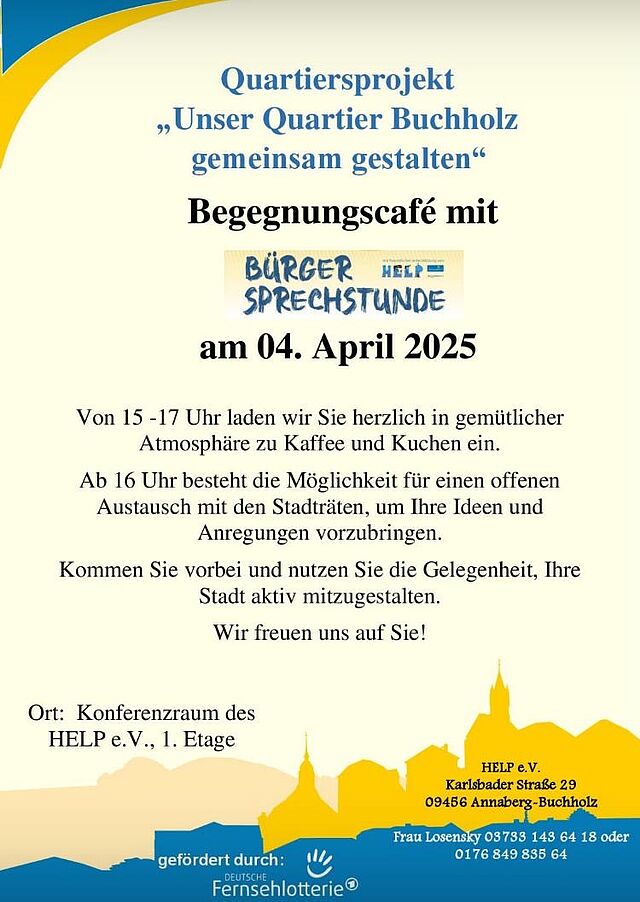 Bürgersprechstunde am 4. April 2025